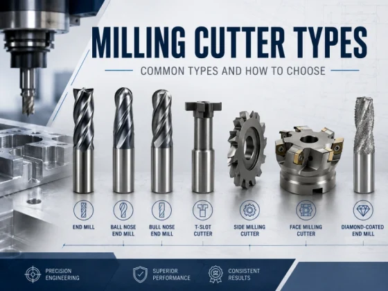 milling cutter types for CNC machining