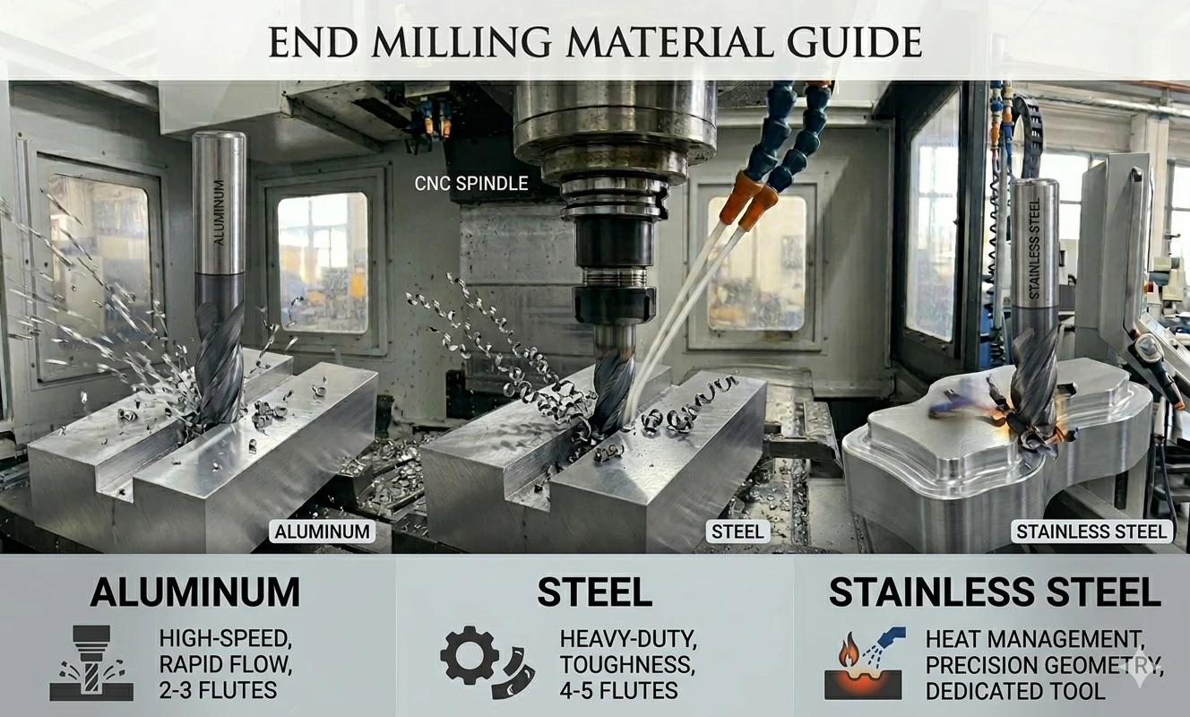 End Mill Cutter Uses for Different Materials