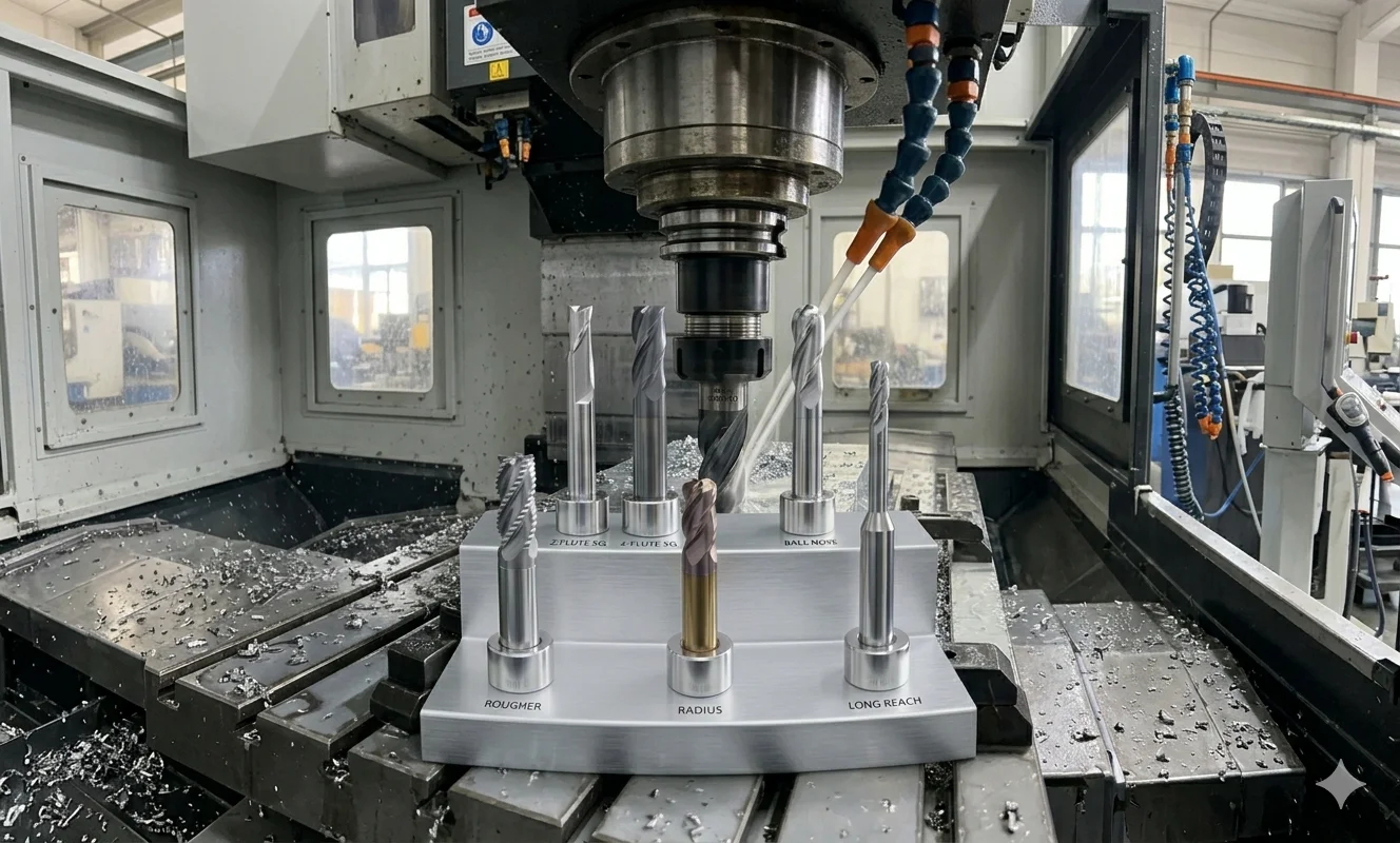 End Mill Cutter Uses in CNC Machining