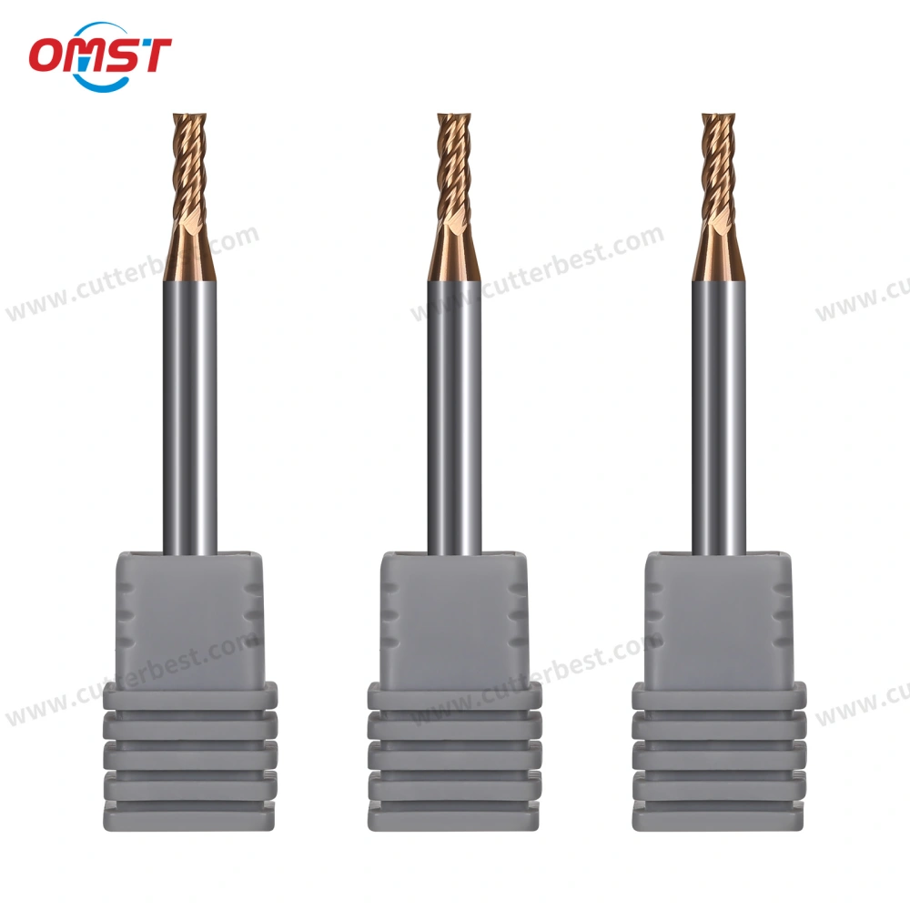 Carbide 4 Flute End Mills for Precision CNC Machining
