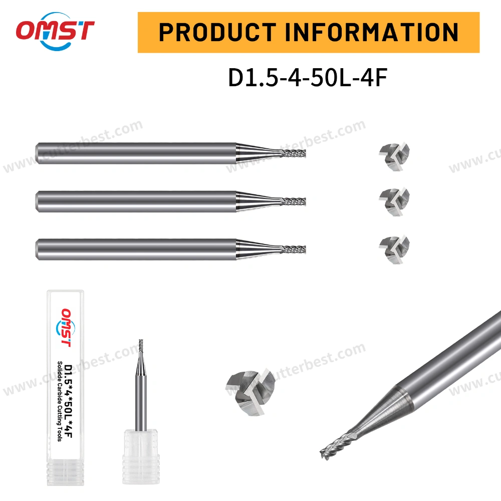 Precision Four Flute End Mill | Carbide Milling Tools