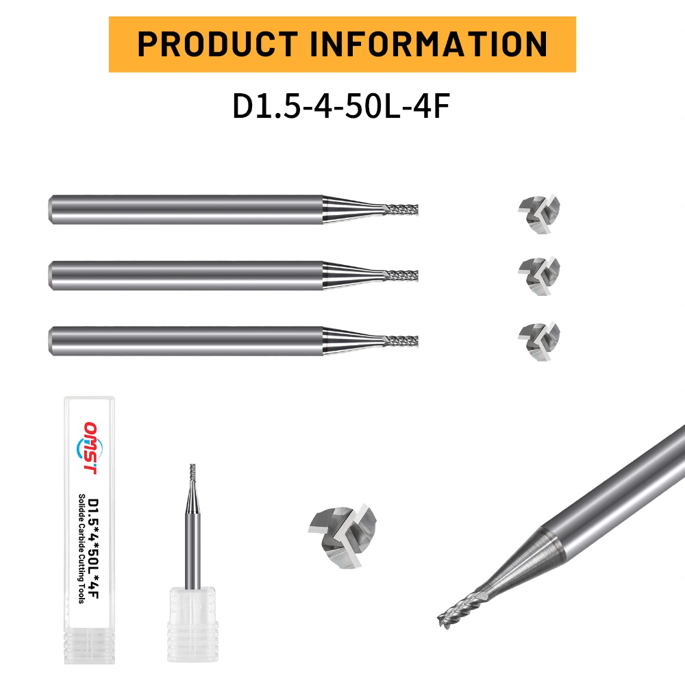 4 Flute Carbide End Mills: High-Precision CNC Cutting Tools