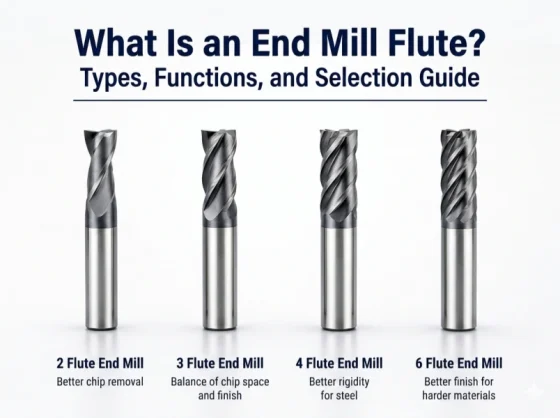 end mill flute types for CNC machining
