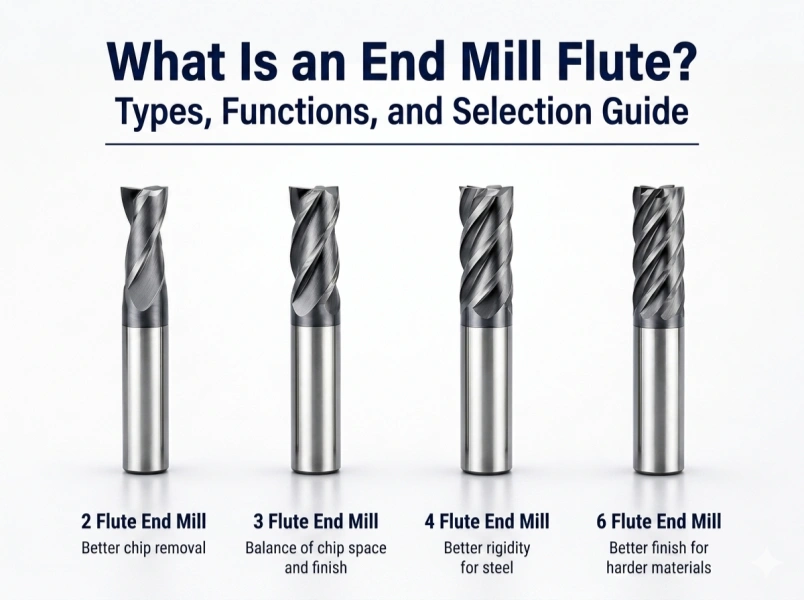 End Forming Types End Mill Flute Guide | Types, Count and Selection Tips