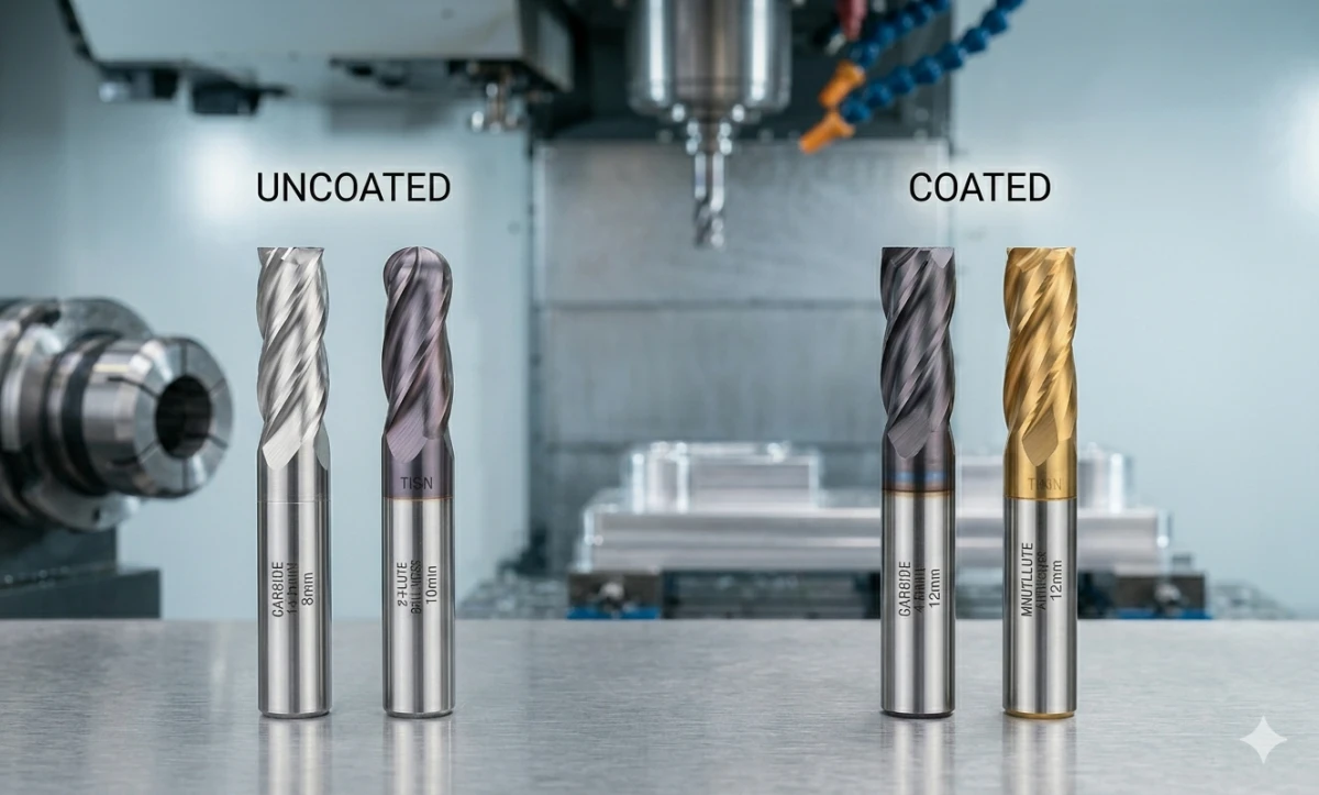 coated carbide endmill tool for CNC machining