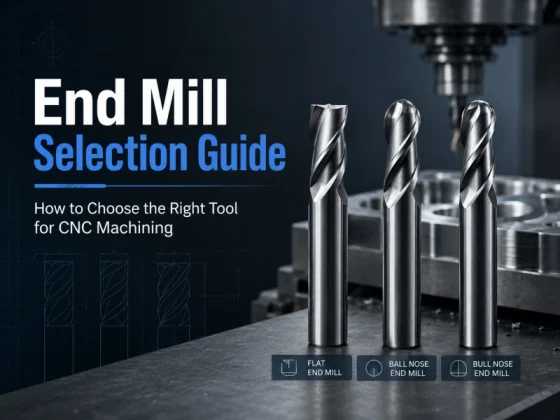 End mill selection guide for CNC machining