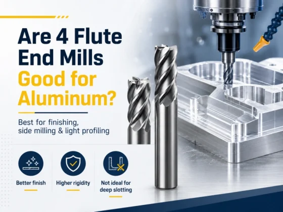 are 4 flute end mills good for aluminum