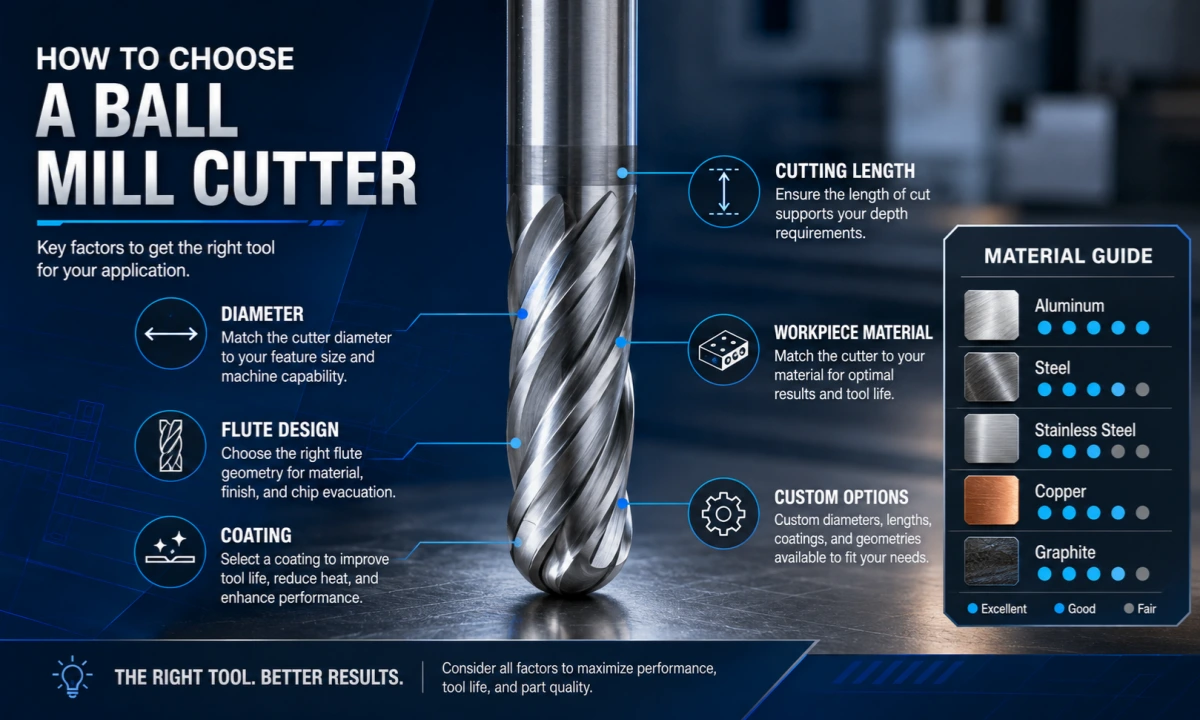 how to choose a ball mill cutter