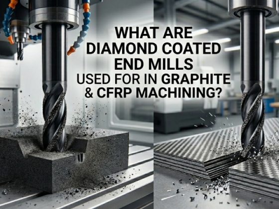 diamond coated end mills for graphite and CFRP machining