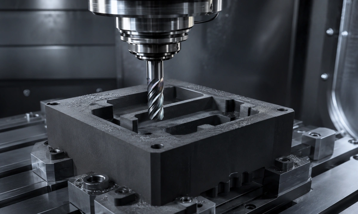 diamond coated end mill for graphite electrode milling