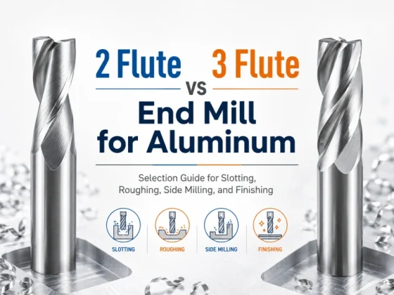 2 flute vs 3 flute end mill for aluminum