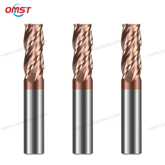 4 flute flat end mills for precision surface finishing