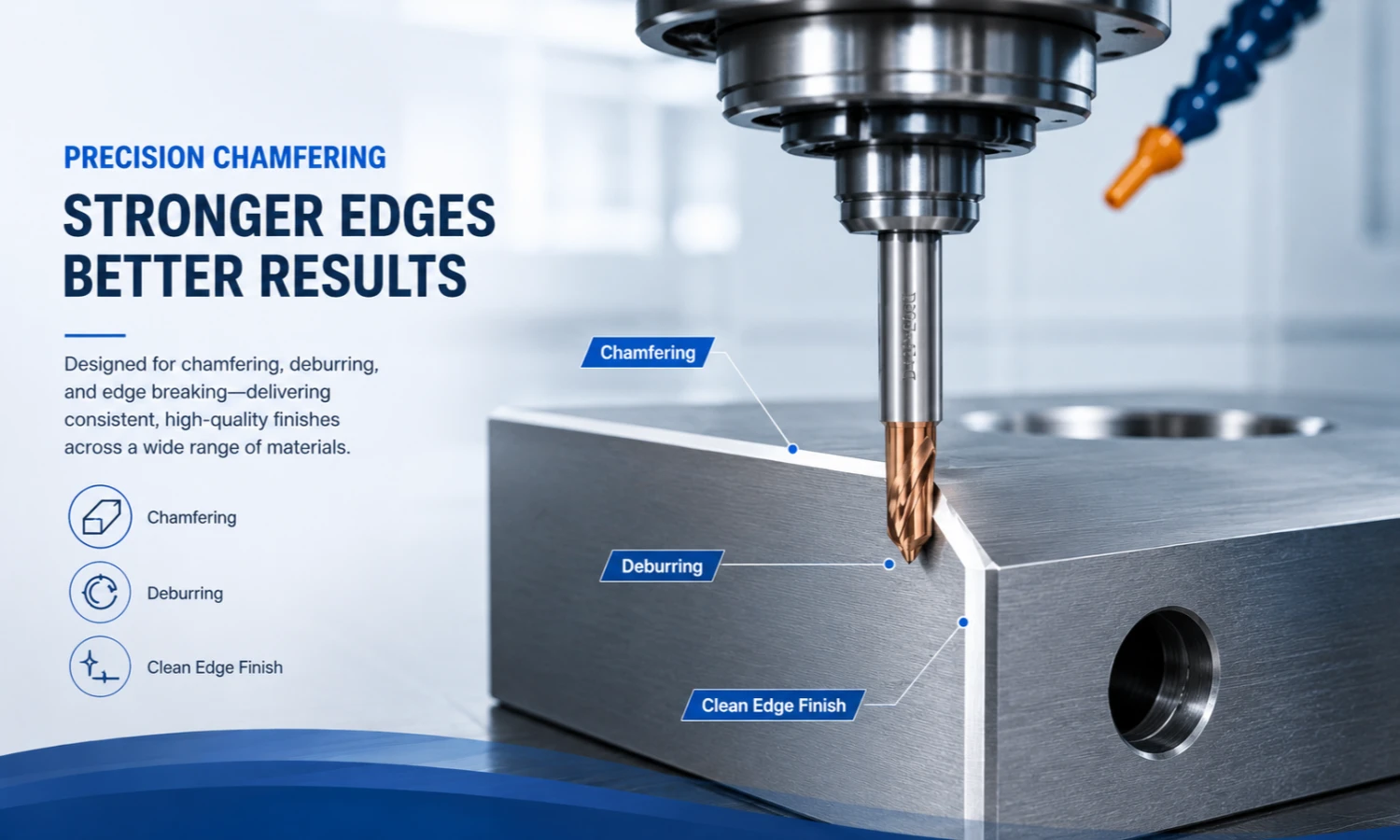 chamfer milling cutter for CNC chamfering