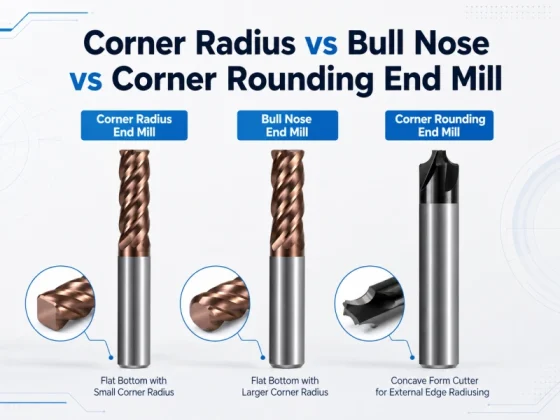 corner radius vs bull nose vs corner rounding end mill comparison