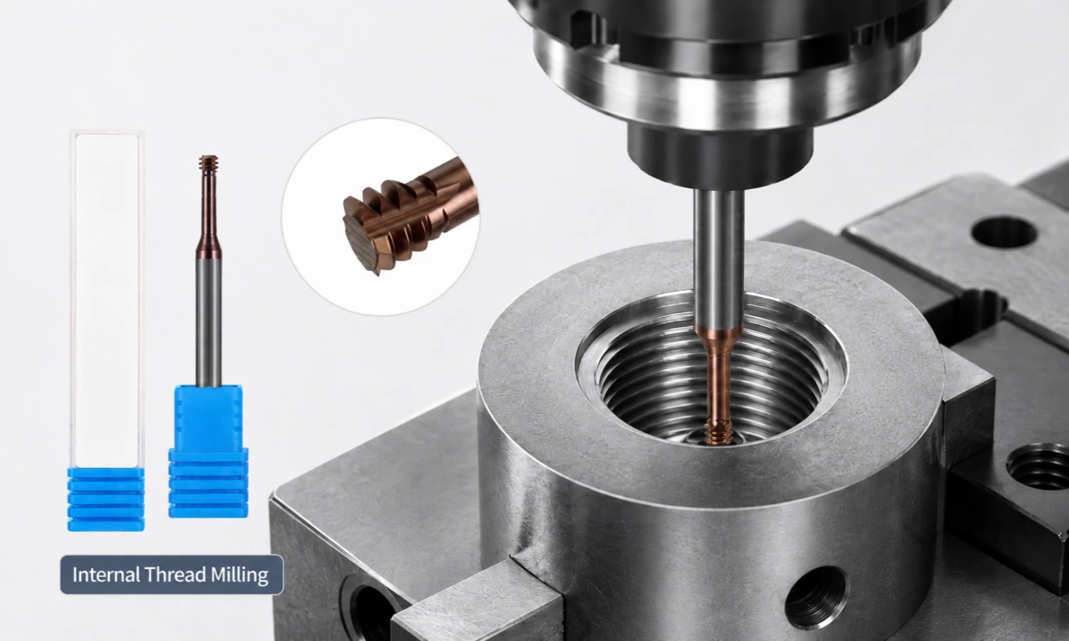 thread milling cutter for CNC internal thread machining