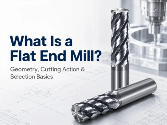 what is a flat end mill geometry