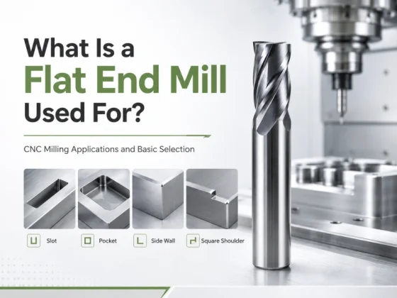 what is a flat end mill used for in CNC machining