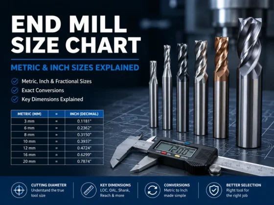end mill size chart