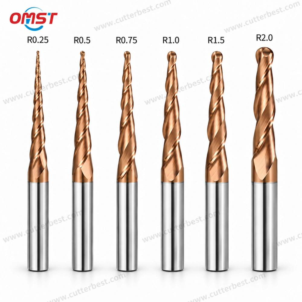 Tapered Ball Nose End Mill