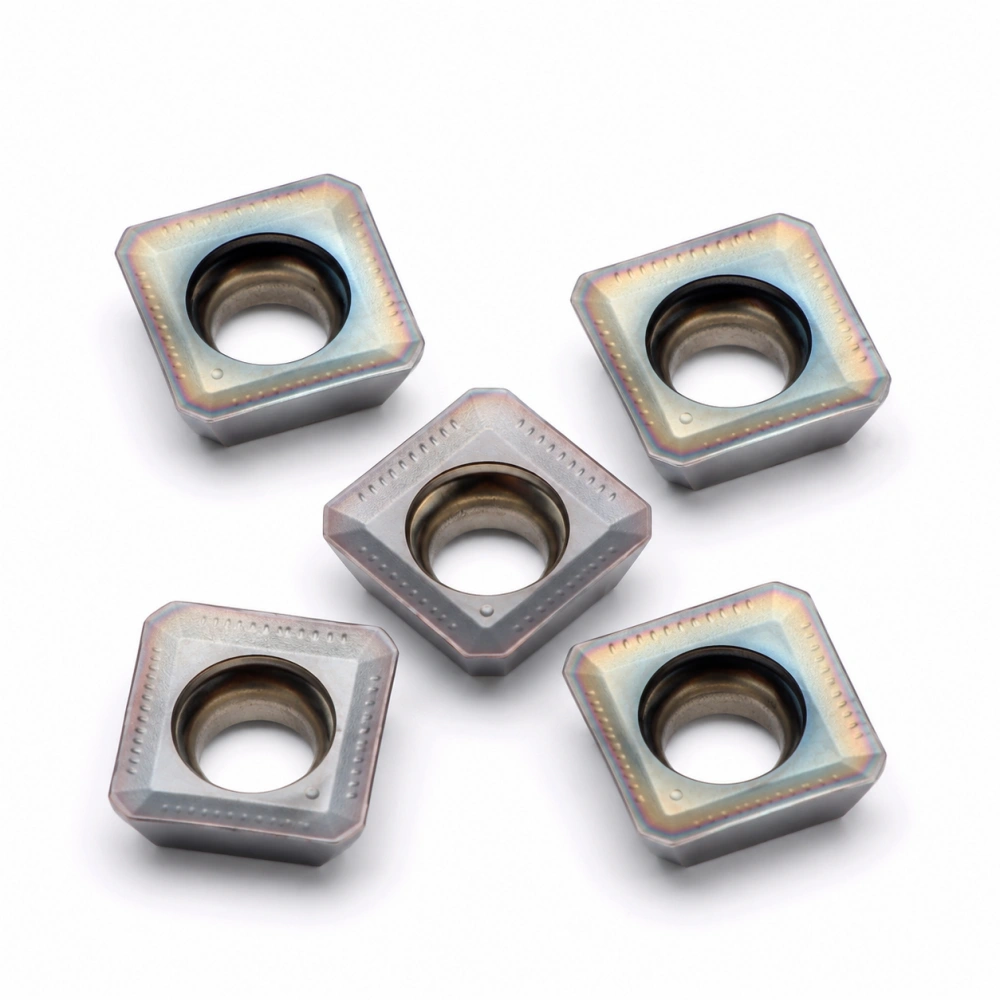 Insertos de fresado de carburo para mecanizado CNC