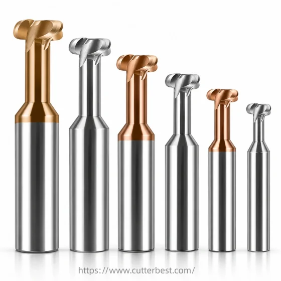 Full radius T slot cutter solid carbide 4 flute series
